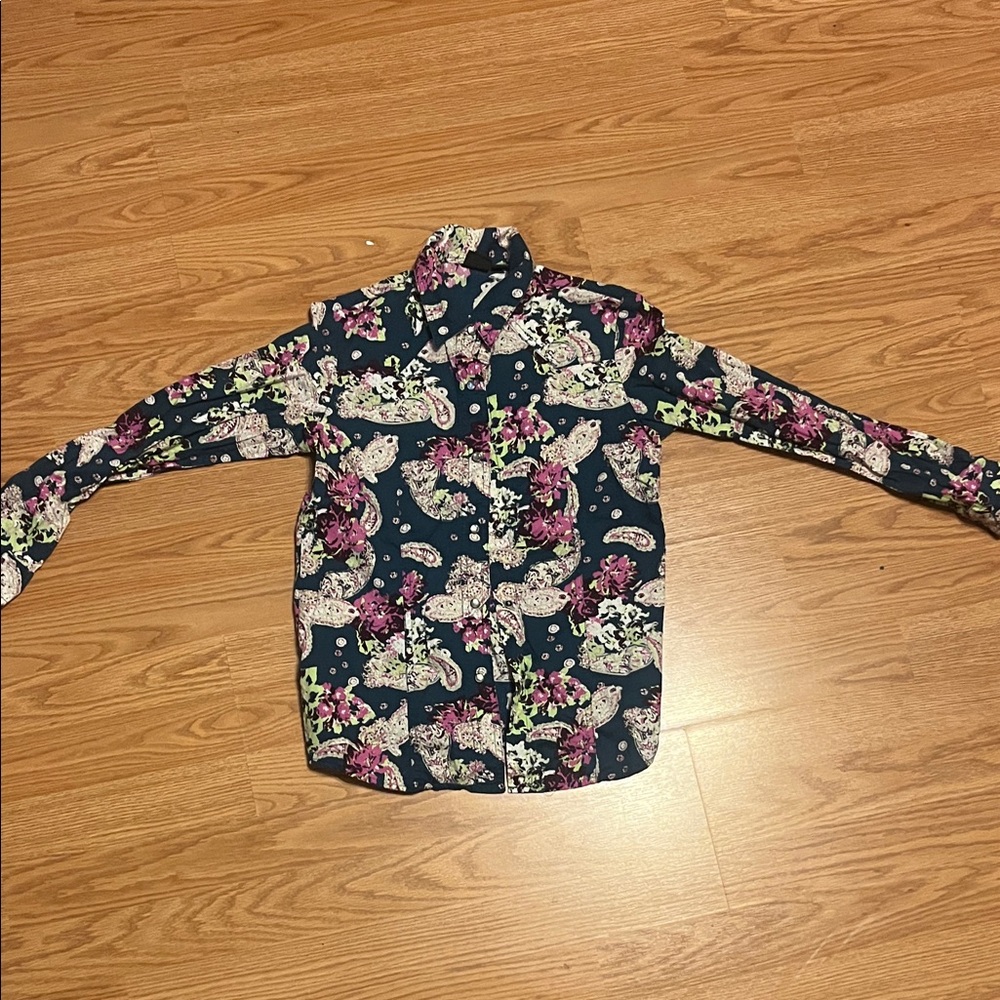 Paisley Western Style button down